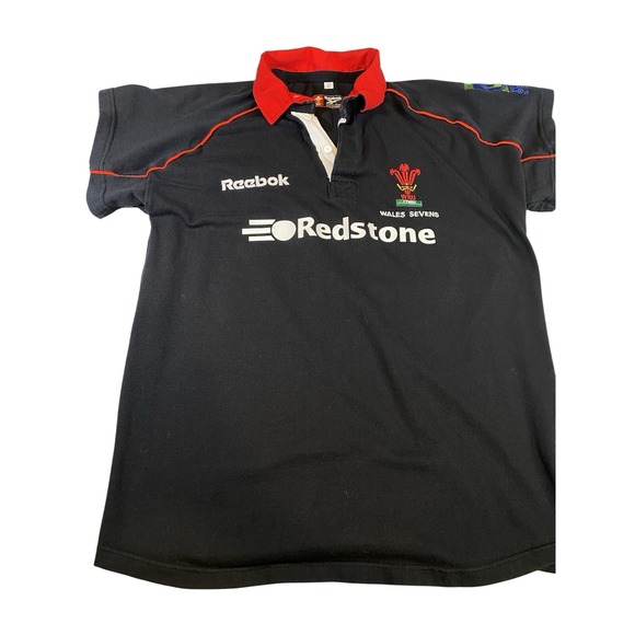 Reebok Other - Vintage Wales Rugby Jersey Short Sleeve Reebok Official Team Size 44 Richards